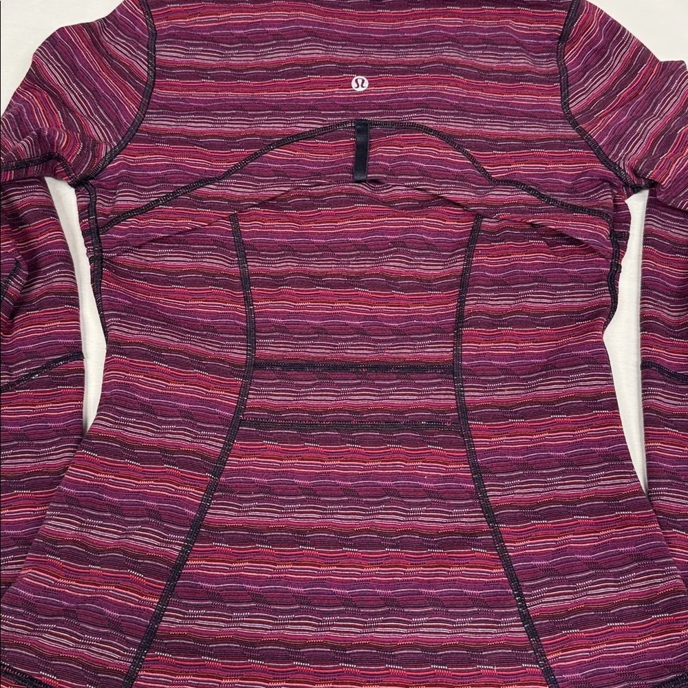 lululemon athletica Purple Striped Jacket - Picture 5 of 5
